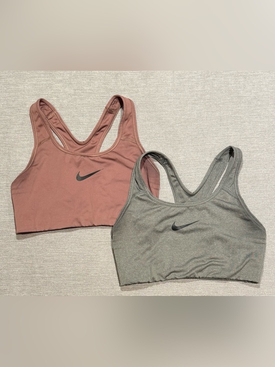 Nike Other - Nike Women’s Racerback Sports Bras - Rosewood & Heather Gray